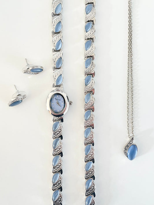 The Marina Watch, Bracelet, Necklace & Earrings Set