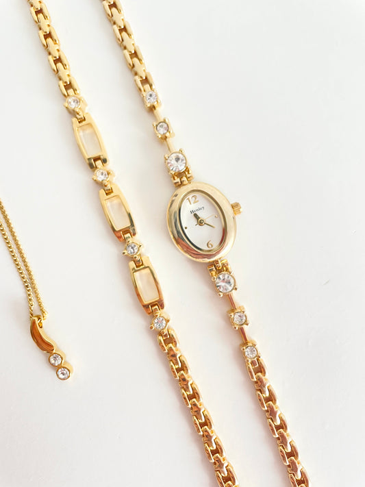 The Bonnie Watch, Bracelet & Necklace Set