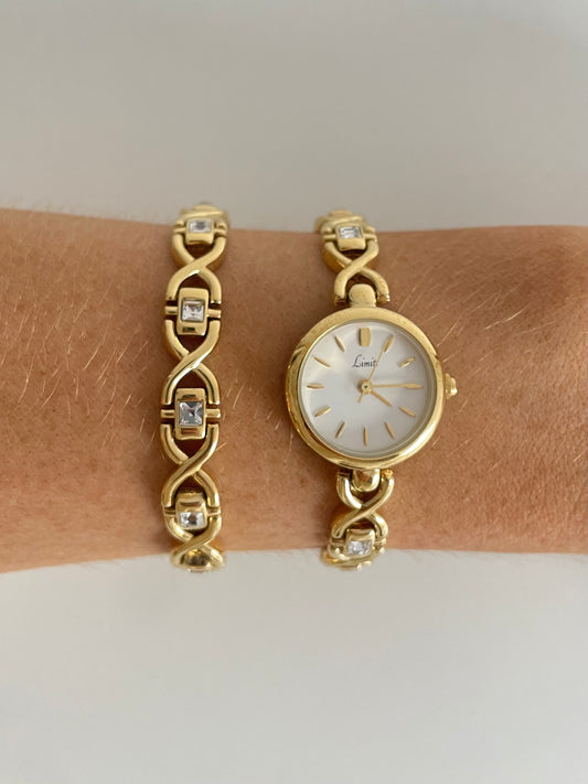 The Talulah Watch, Bracelet & Necklace Set