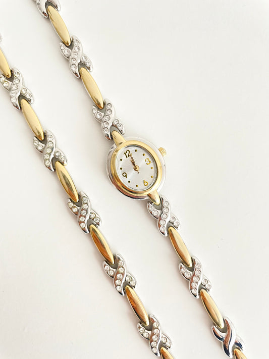 The ￼Infinity Watch & Bracelet Set