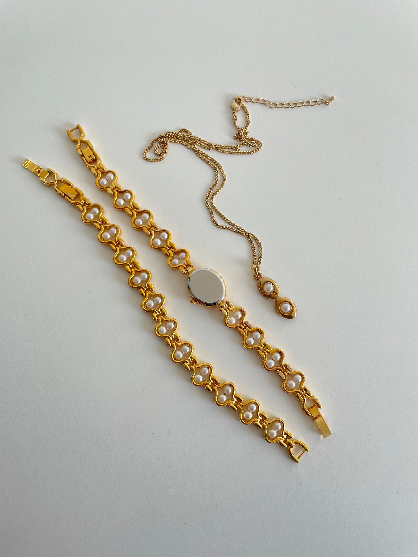 The Saskia Watch, Necklace & Bracelet Set