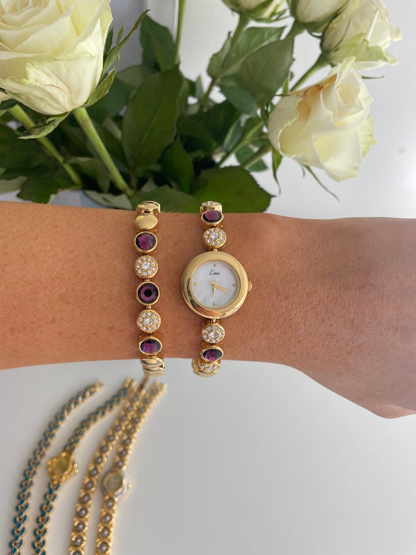 The Eliza Watch, Bracelet & Necklace Set
