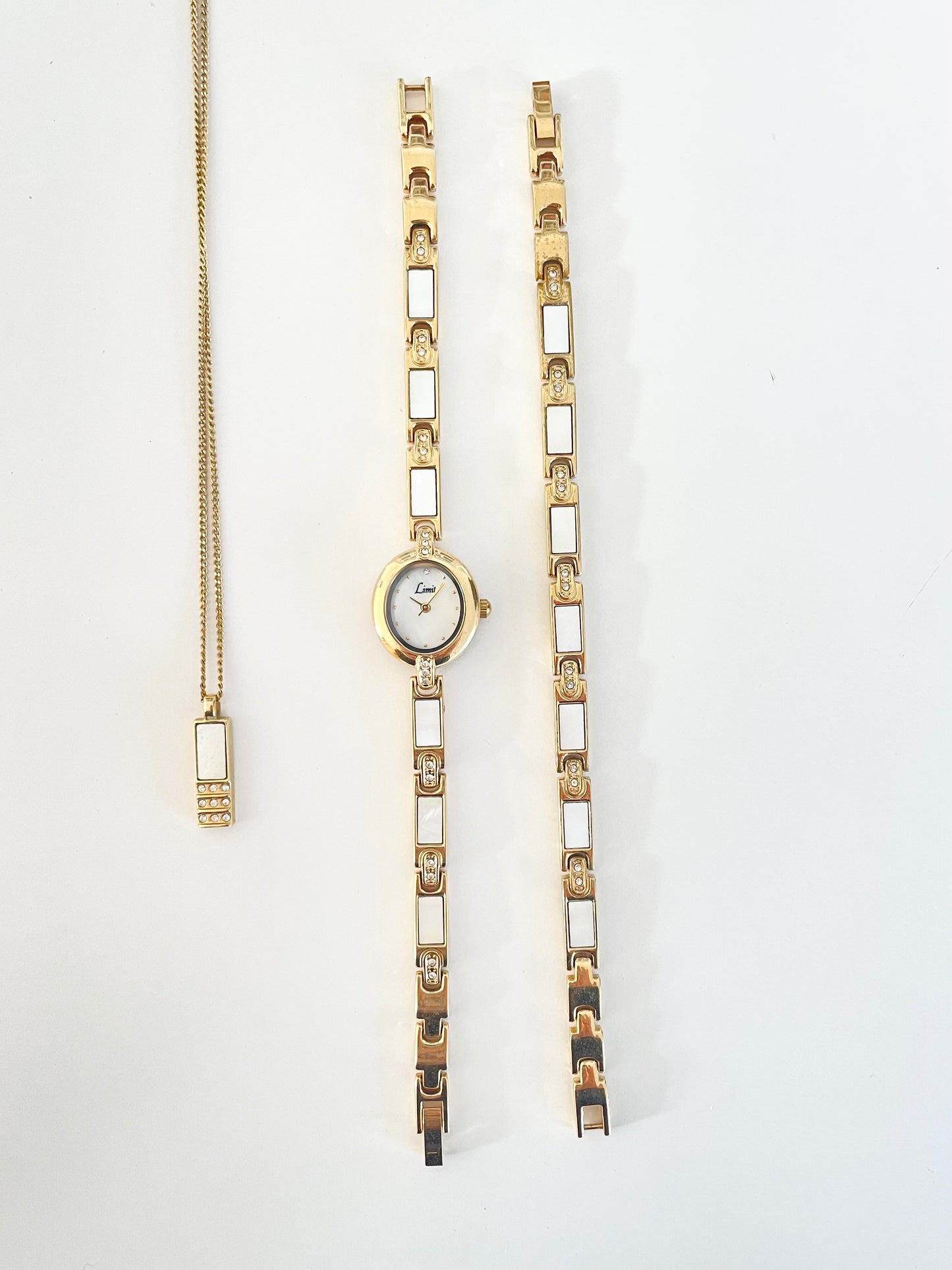 The Octavia Watch, Bracelet & Necklace Set